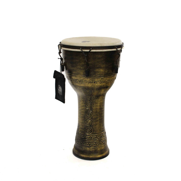 Used Toca FREESTYLE ANTIQUE-FINISH DJEMBE 12IN Djembe