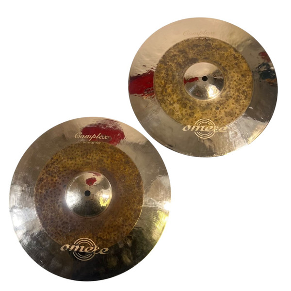 Used OMETE COMPLEX 14IN HI HATS Hi Hat Cymbals 14