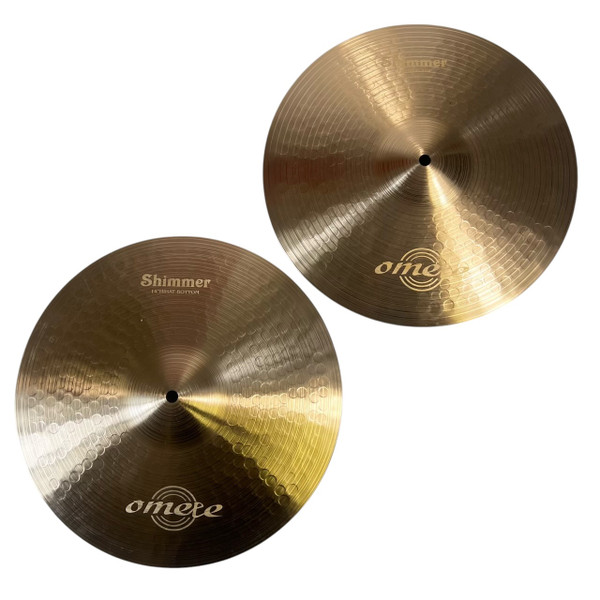Used OMETE COMPLEX 14IN HI HATS Hi Hat Cymbals 14