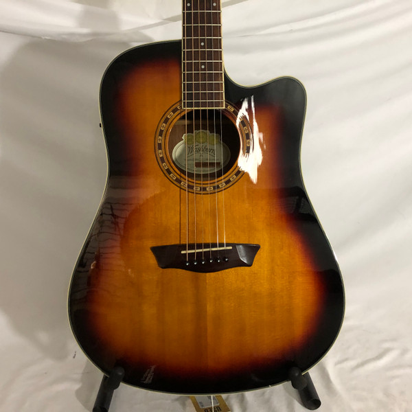 Used Samick GREG BENNETT OM-8CE Laminate Top Acoustic Guitar Natural