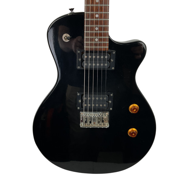Used Donner DLP-124B LP Type Electric Guitar Black 6-String