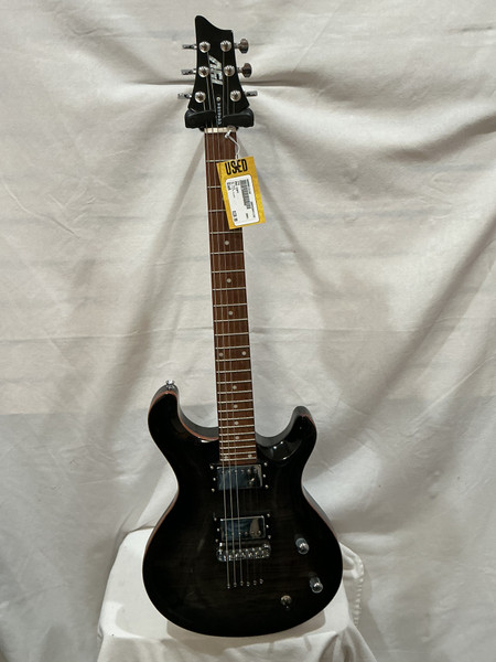 Used Ibanez GIO GAX Double Cut Electric Guitar Black 6-String