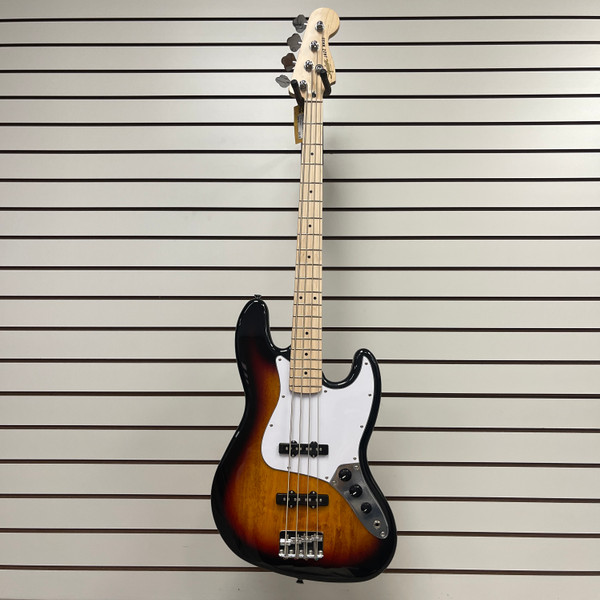 Used Squier JAZZ BASS V TRI BURST J Type Bass Guitar Sunburst 5-String