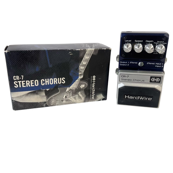 Used Digitech HARDWIRE CR-7 STEREO CHORUS Chorus Pedal