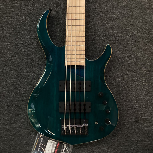 Used Ibanez SR755 5 STRING BASS Bass Guitar Wood 5-String
