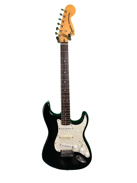 Used Squier VINTAGE MOD MUSTANG Electric Guitar Blue 6-String