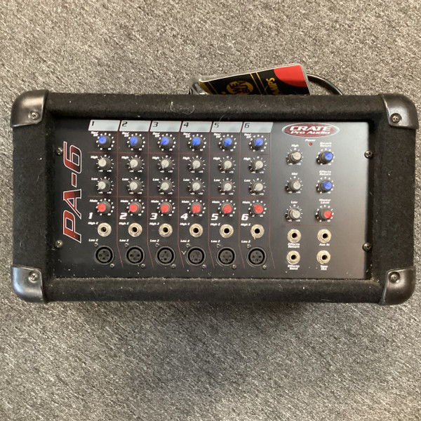 Used Crate PCM-8+ MIXER HEAD Powered Mixing Head