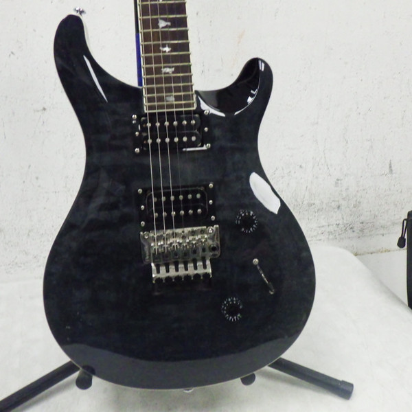 Used PRS SE Custom 24 Exotic Zebrawood Electric Guitar - Vintage