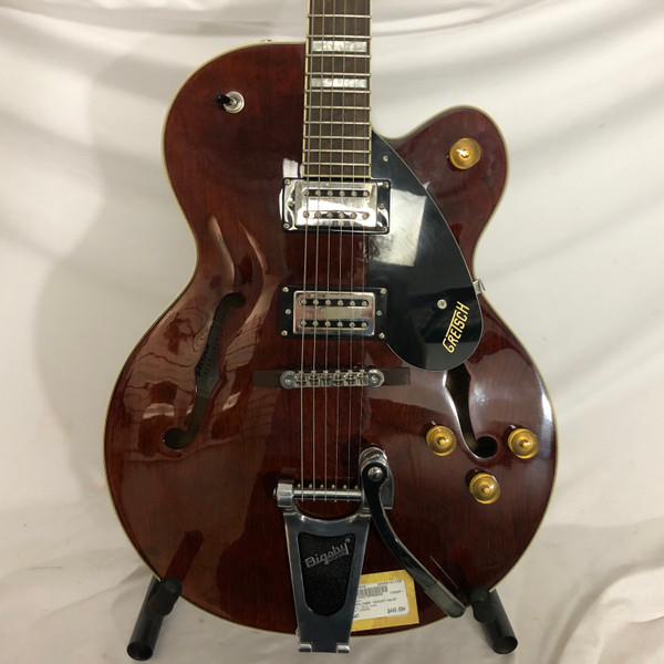 Used Vantage 655 Semi-Hollow Electric Guitar Amber 6-String