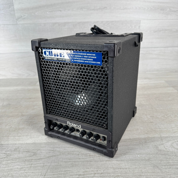Used Roland CM-30 CUBE MONITOR Portable PA System Speaker