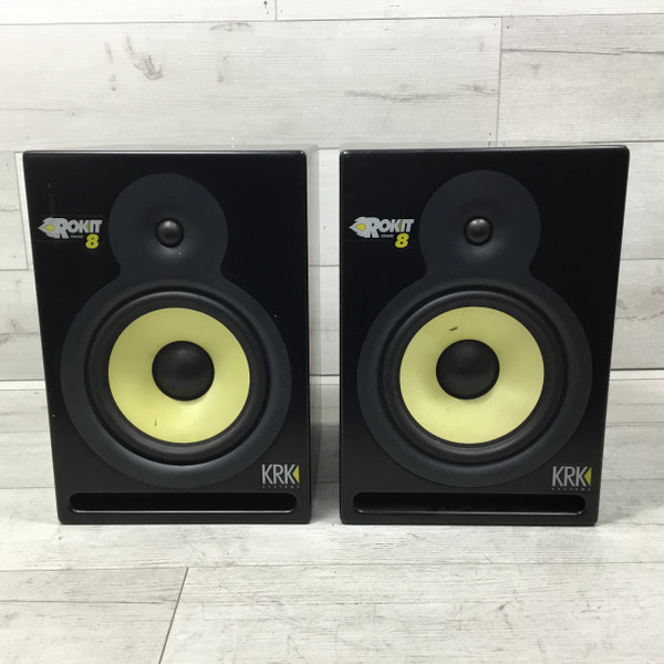 Used KRK ROKIT 8 G4 PAIR Powered Studio Monitor