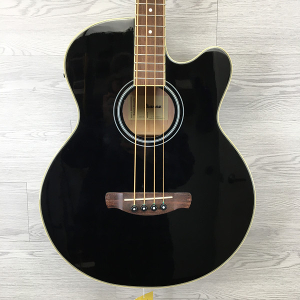 Used Applause AE-40 ACOUSTIC BASS Acoustic Bass Guitar Black 4-String