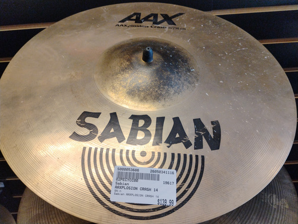 Used Zildjian Z CUSTOM ROCK CRASH 17 Crash Cymbal 17