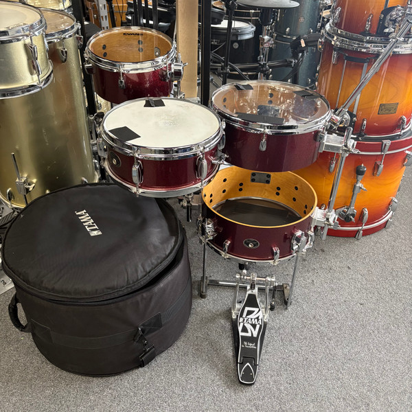 Used Pacific 5 PIECE FS SERIES Drum Shell Kit Tobacco Sunburst 22
