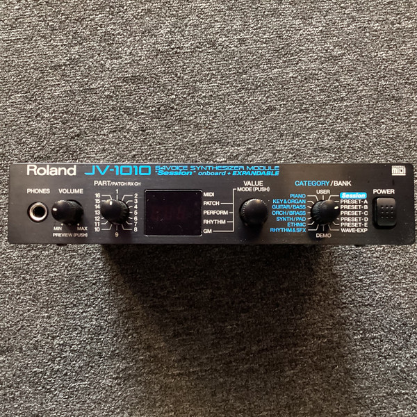 Used Roland JV-880 SOUND SYNTH MODULE Rackmount Synthesizer Rackmount