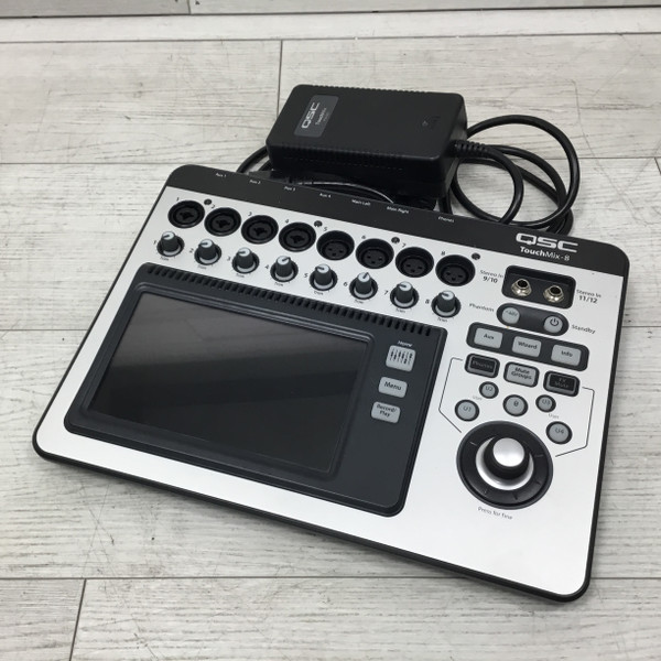 Used QSC TOUCHMIX 8 W/CASE Mixing Console