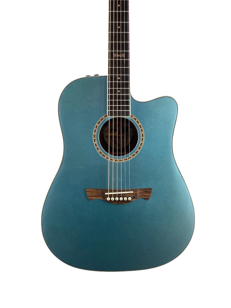 Used Fender T-BUCKET 300CE Solid Top Acoustic Guitar Natural