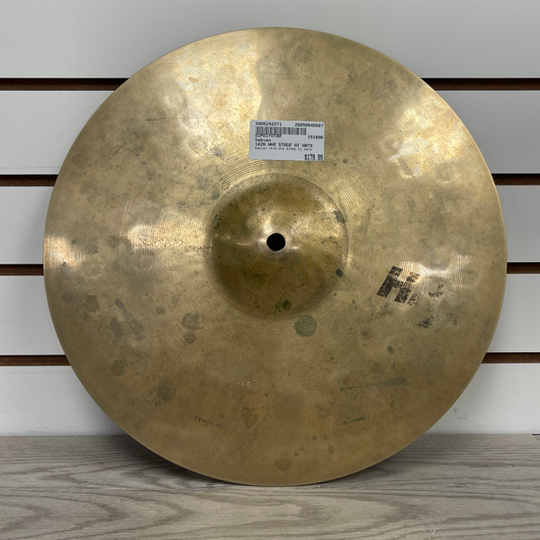 Used OMETE COMPLEX 14IN HI HATS Hi Hat Cymbals 14