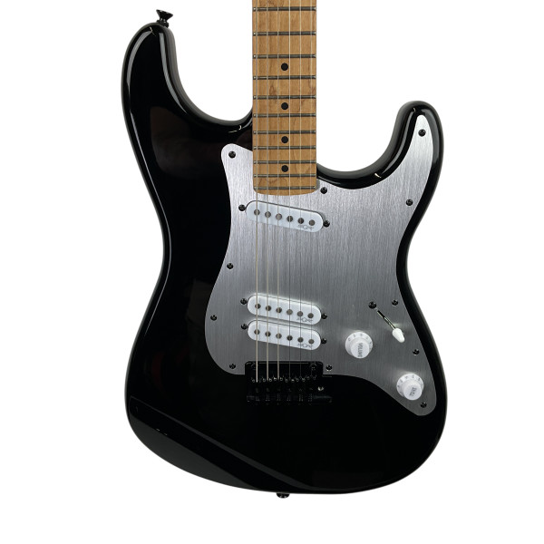 Used Aria Pro II RS WILDCAT S Type Electric Guitar Black 6-String