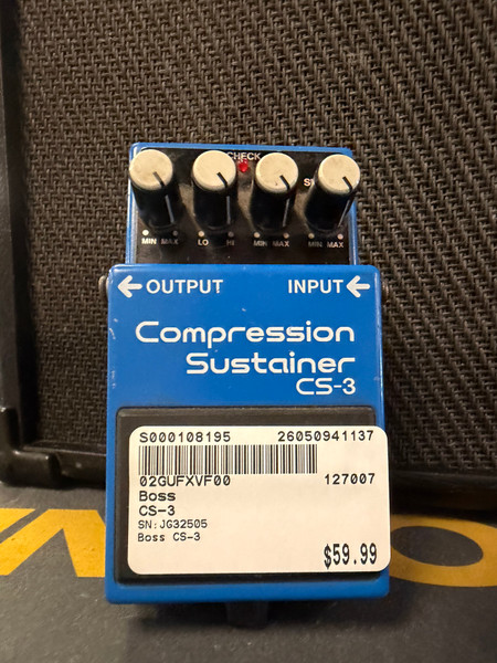 Used Boss CS-3 Compressor Pedal
