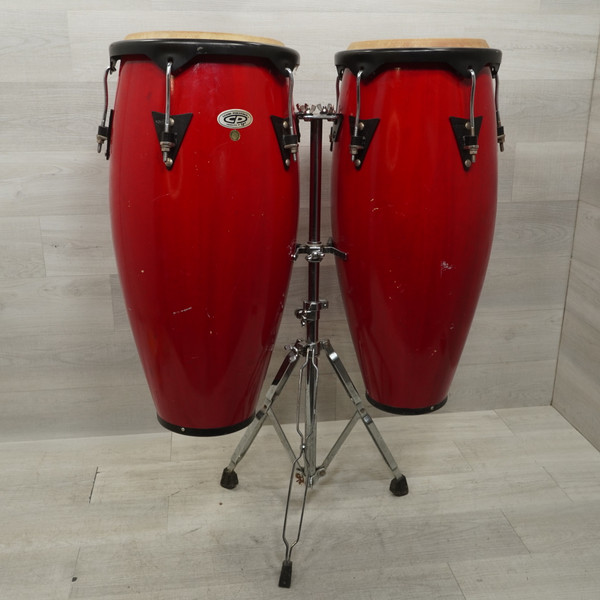 Used Toca PLAYER SERIES CONGA PAIR W/ STANDS/CASES Conga