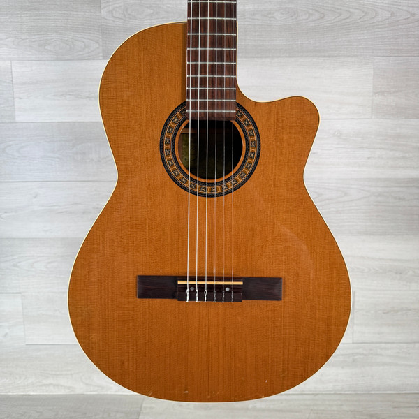 Used Ovation 1712 CUSTOM BALLADEER Vintage Solid Top Acoustic