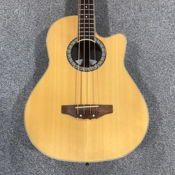 Used Ovation CC074 CELEBRITY Acoustic Bass Guitar Natural 4-String