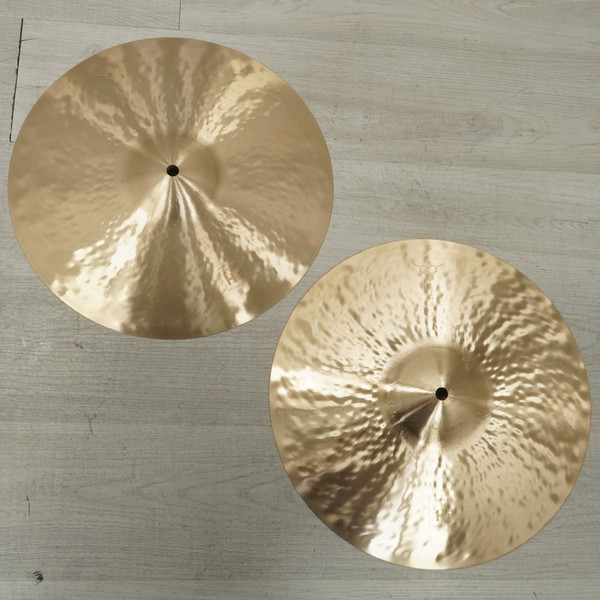 Used Zildjian K/z Dyno Beat Hi Hat Cymbals 13 - Inch