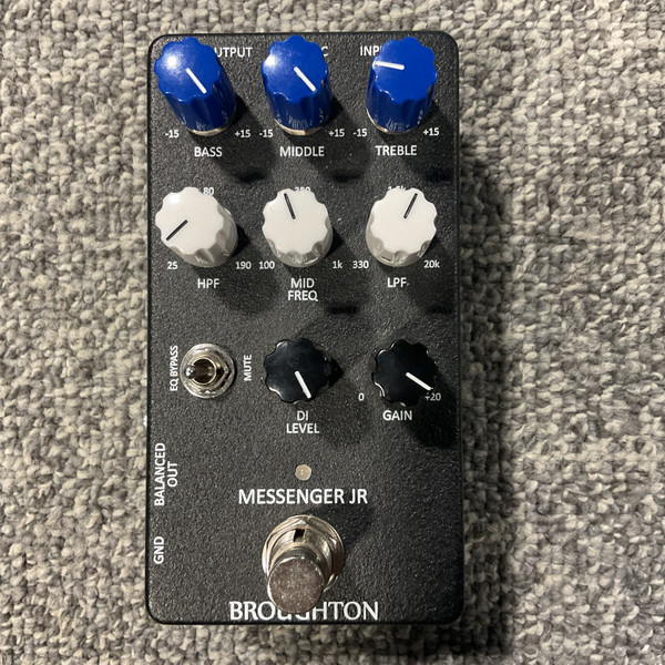 Used BROUGHTON AUDIO MESSENGER JR Bass Pre-Amp Pedal