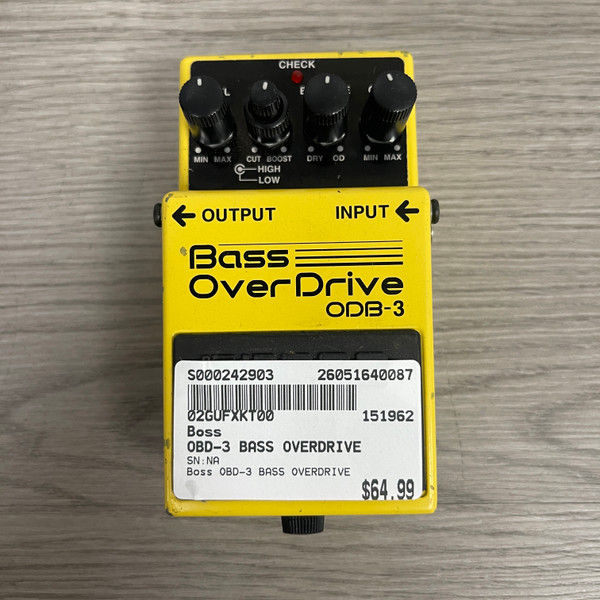 Used T-Rex Engineering YELLOW DRIVE Overdrive Pedal