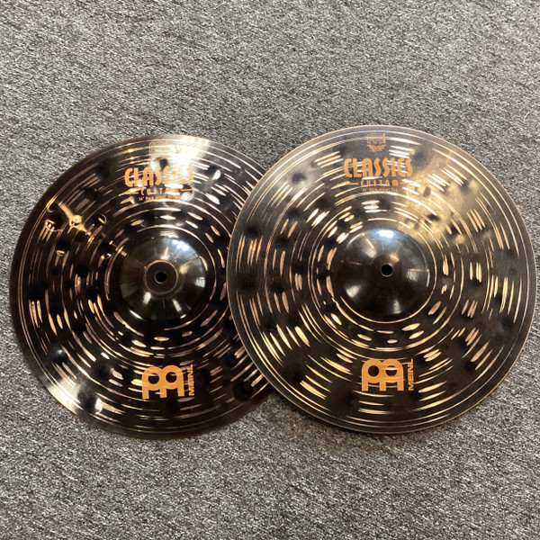Used ZULTAN 15 DARK MATTER HI HATS PAIR Hi Hat Cymbals 15