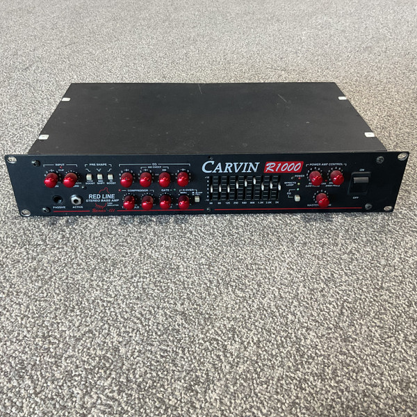 Used Hartke MODEL 5000 250 WATT BASS HEAD Rackmount Bass Amplifier