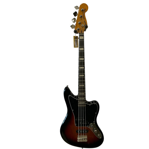 Used Squier JAZZ BASS BY FENDER J Type Bass Guitar Black 4-String