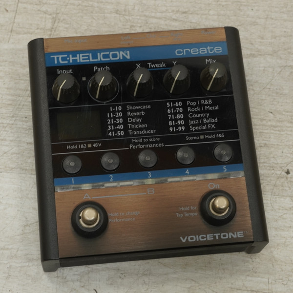 Used TC Helicon VOICETONE CREATE Multi Effects