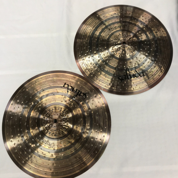 Used Zildjian K/z Dyno Beat Hi Hat Cymbals 13 - Inch