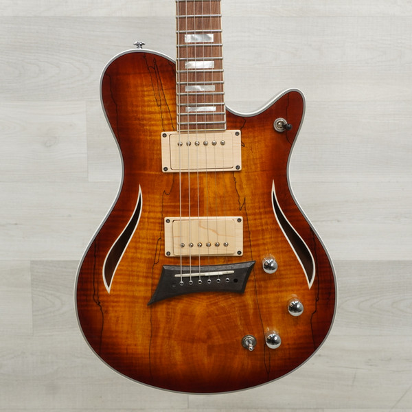 Used Vantage 655 Semi-Hollow Electric Guitar Amber 6-String
