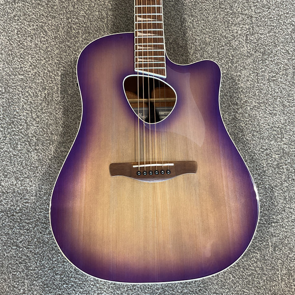 Used Samick GREG BENNETT OM-8CE Laminate Top Acoustic Guitar Natural