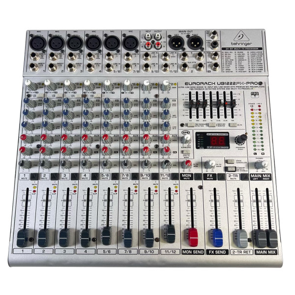 Used Behringer EURORACK UB1222FX-PRO Mixing Console