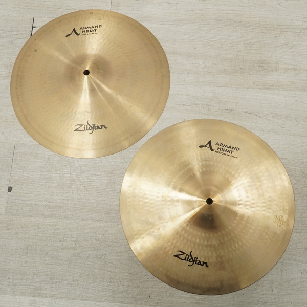 Used Zildjian K/z Dyno Beat Hi Hat Cymbals 13 - Inch