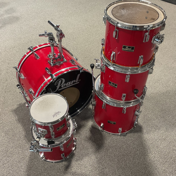 Used Pacific 5 PIECE FS SERIES Drum Shell Kit Tobacco Sunburst 22
