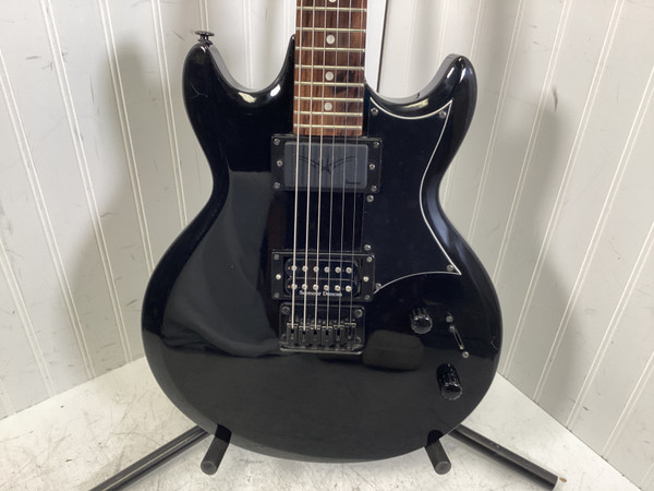 Used Hamer SFX SERIES Double Cut Electric Guitar Black 6-String