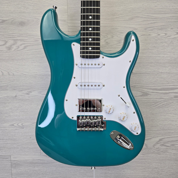 Used Axl S-TYPE 3/4 SIZE S Type Electric Guitar Blue 6-String