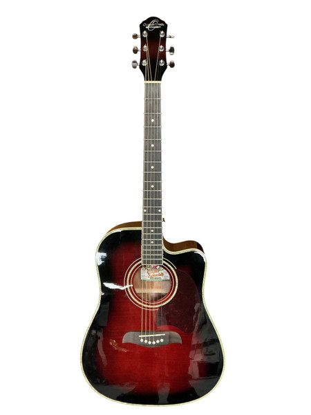 Used Art & Lutherie CEDAR SUNRISE SF Acoustic Guitars Cherry