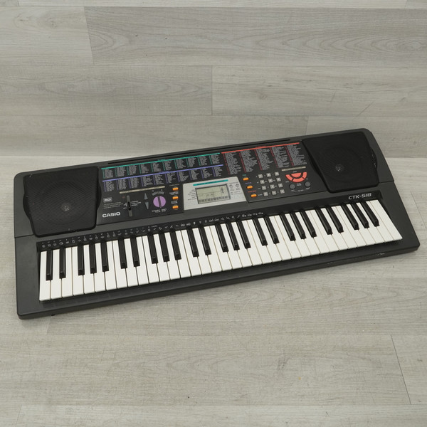 Used Casio CTK-491 61-Key Keyboard 61-Key