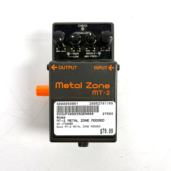 Used Boss MT-2 Metal Zone Distortion Pedal