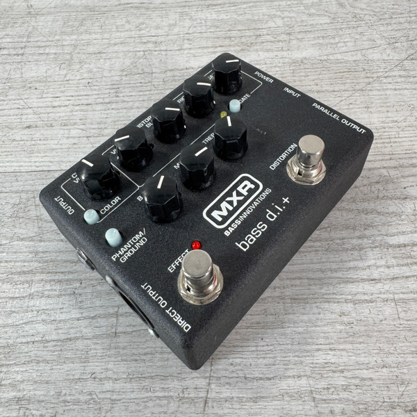 Used MXR BASS DI+ Bass Pre-Amp Pedal