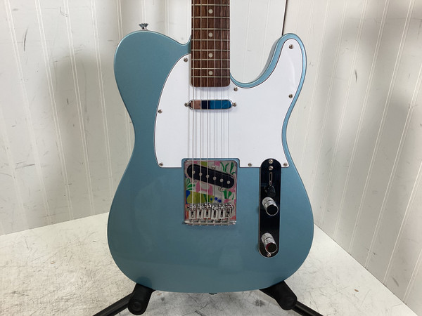 Used Squier SONIC TELE T Type Electric Guitar Blue 6-String