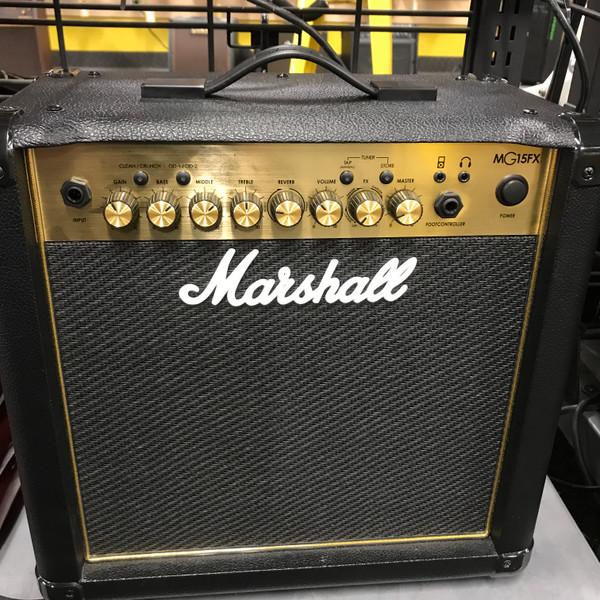 Used Marshall MG15CFX 1 x 8 Solid State Amplifier 1 x 8