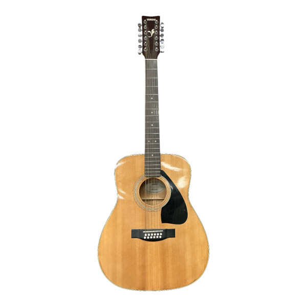 Used Yamaha FGX-412C BL Laminate Top Acoustic Guitar Black