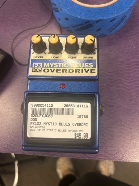Used DOD FX55 SUPRA DISTORTION Vintage Distortion/Overdrive Pedal